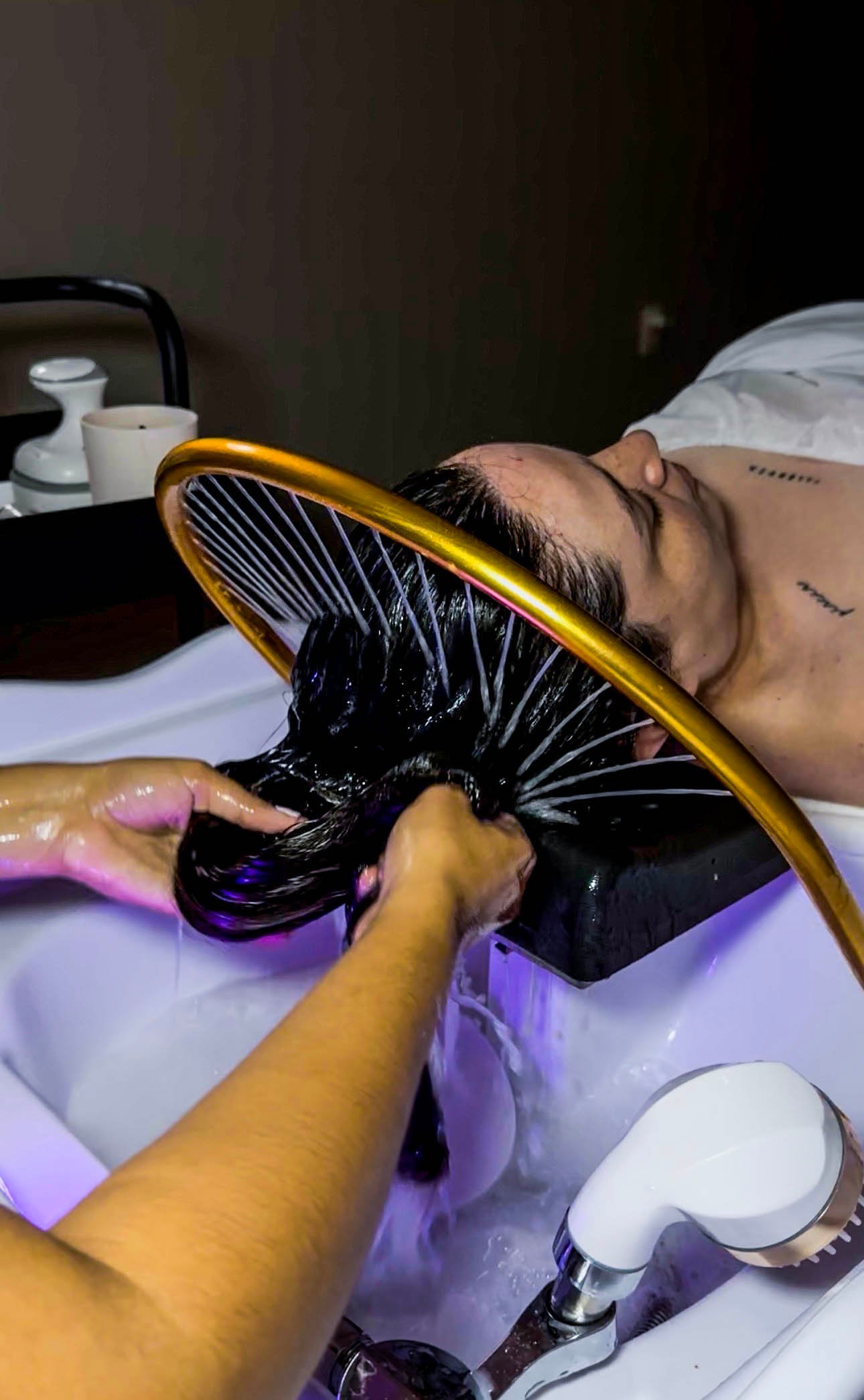 Ritual de lavado y masaje capilar en L'Essence Spa